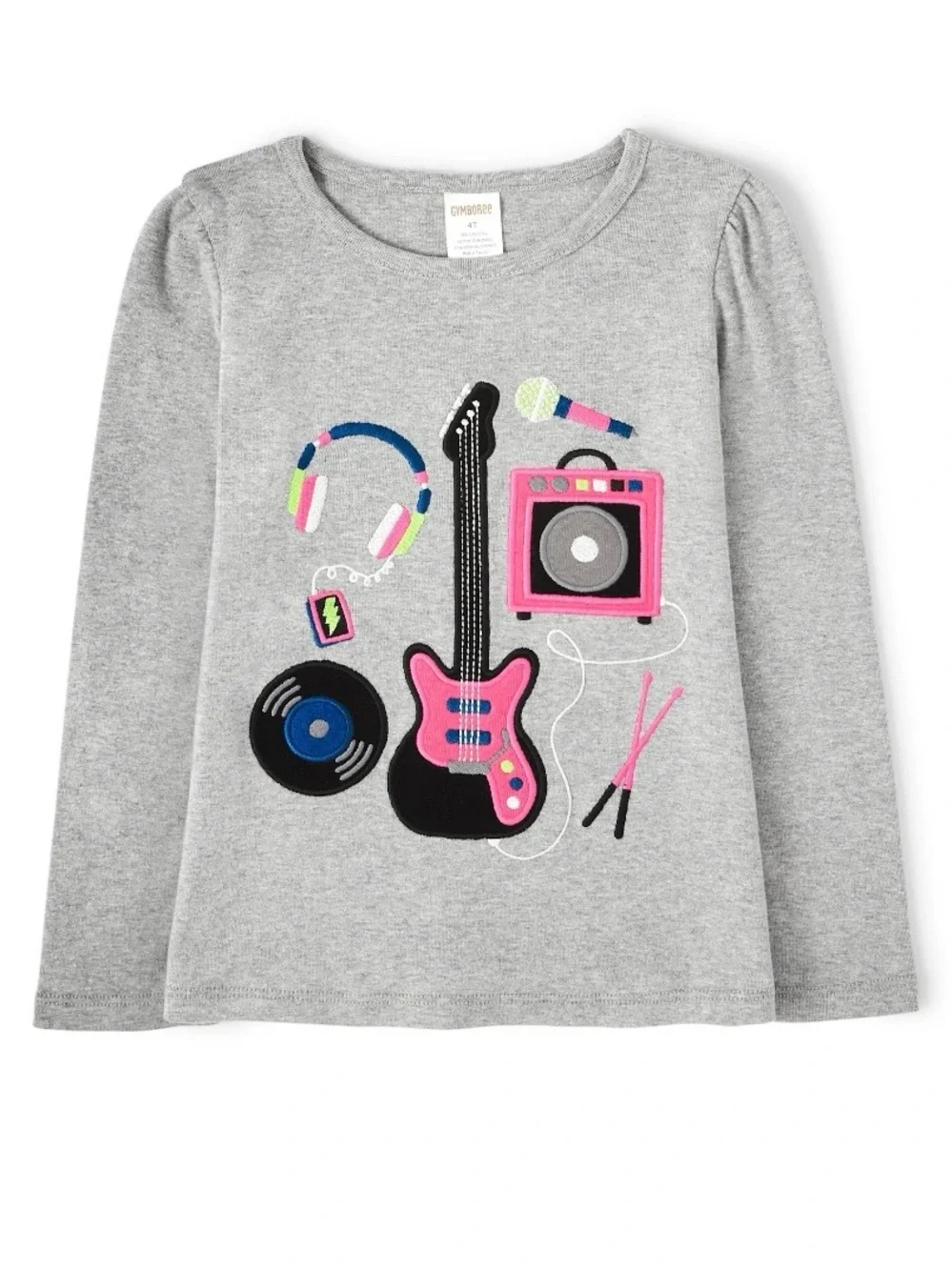Gymboree Girls ‘Rock Academy’ Pink and Gray Set: Top, Skort, Tights Size 5T/6